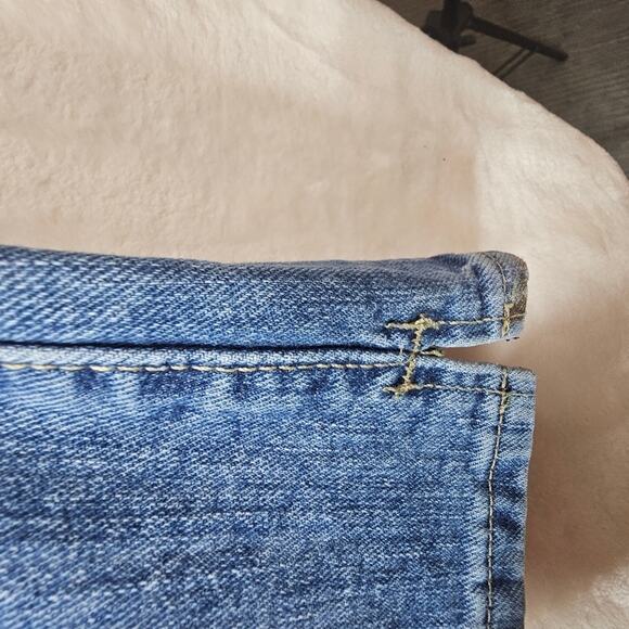 Vintage Y2K Wrangler 9/10 32 Medium Wash Western Jeans Denim Rodeo 90s Cowgirl - Picture 6 of 16